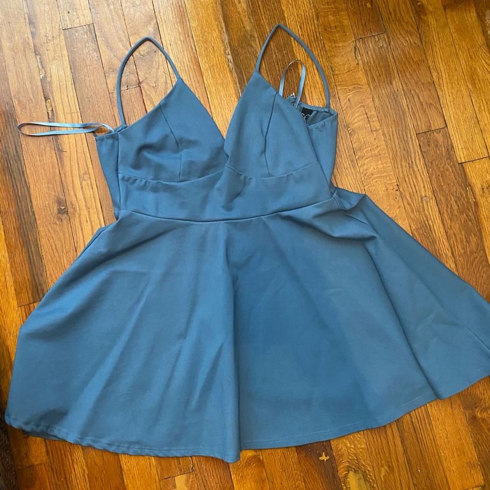 Blue Windsor Mini dress